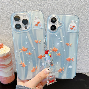 2.0 Goldfish Aesthetic iPhone Case