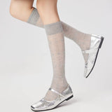 Softie Heart Thin Knee Socks