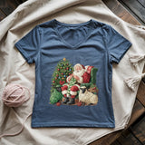 Santa Yarn Lady V-neck