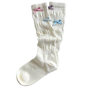 Sweet Dress Code Bow Socks
