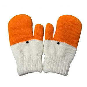 Knit Goose Winter Gloves