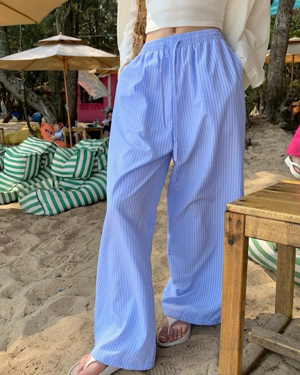 Lazy Stripe Pants