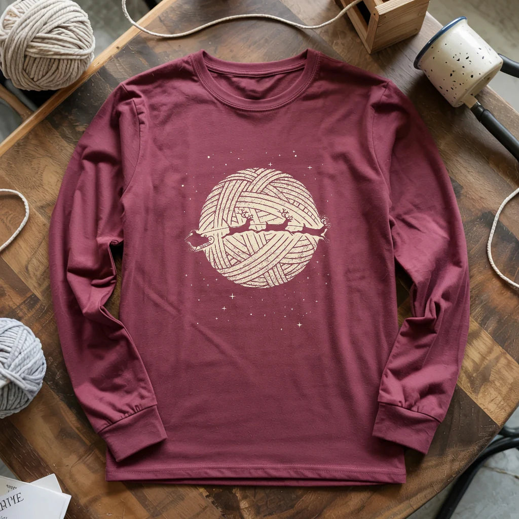 Christmas Yarn Night Long Sleeve T-shirt