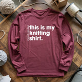 Everyday Knitting Long Sleeve T-shirt