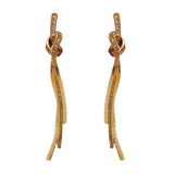 Minimalist Knot Dangle Earrings