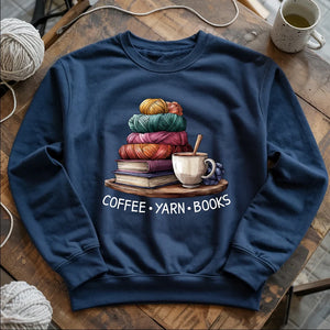 Coffee Yarn Books Sweatshirt