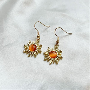 Golden Hour Sun Earrings