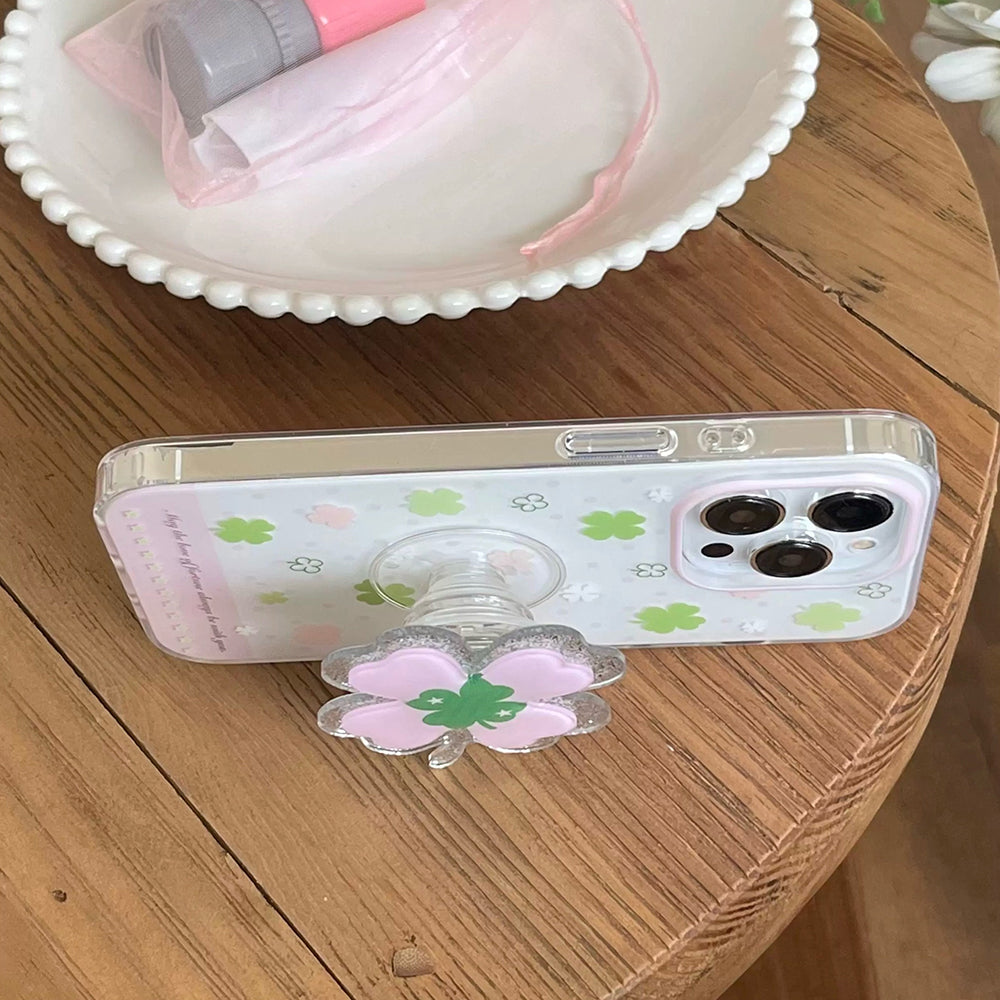 Pastel Aesthetic Clover iPhone Case