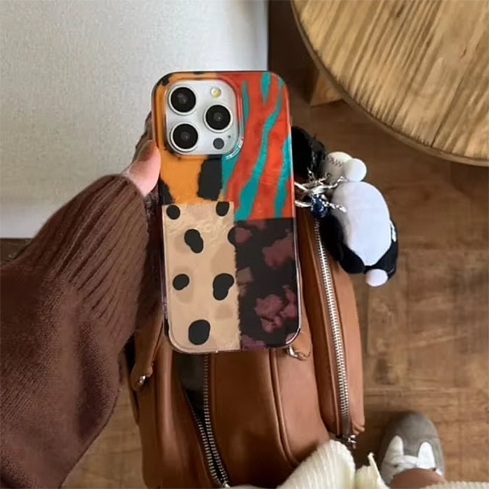 Patchwork Pattern iPhone Case