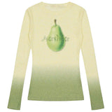 Pear Gradient Knit Top