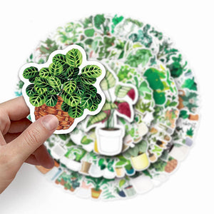 Plant Mom Aesthetic 50 pcs Sticker Pack