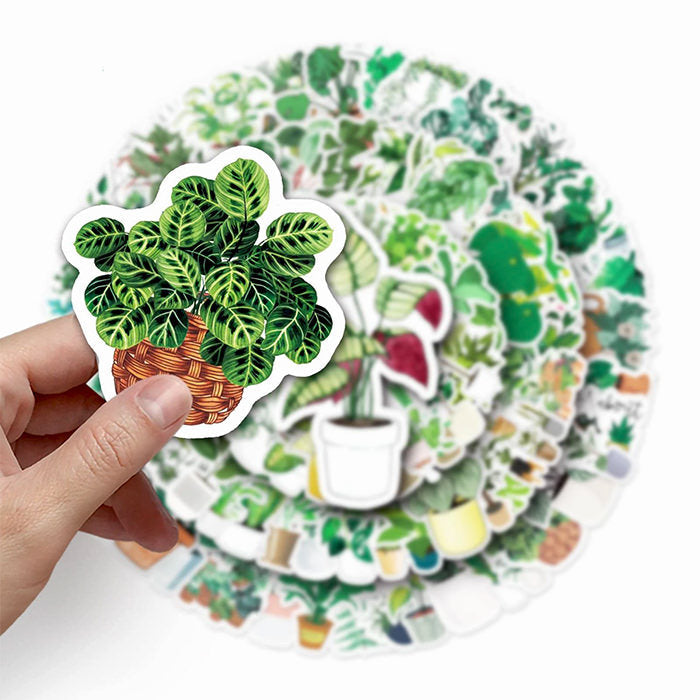 Plant Mom Aesthetic 50 pcs Sticker Pack