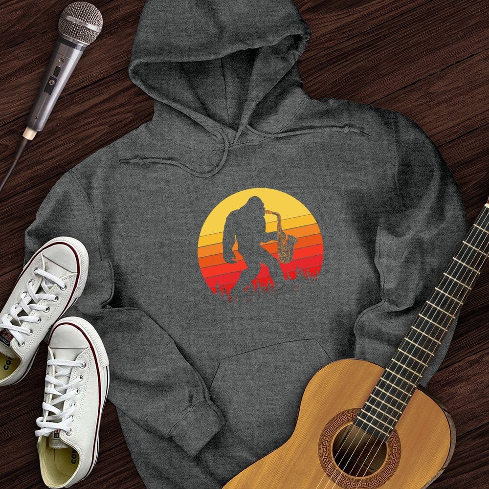 BigFoot Playing Sax Hoodie