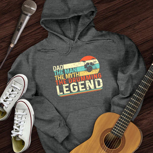 Drummer Legend Dad  Hoodie