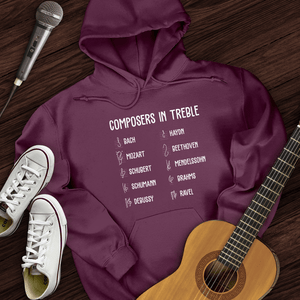 Composers In Treble Hoodie