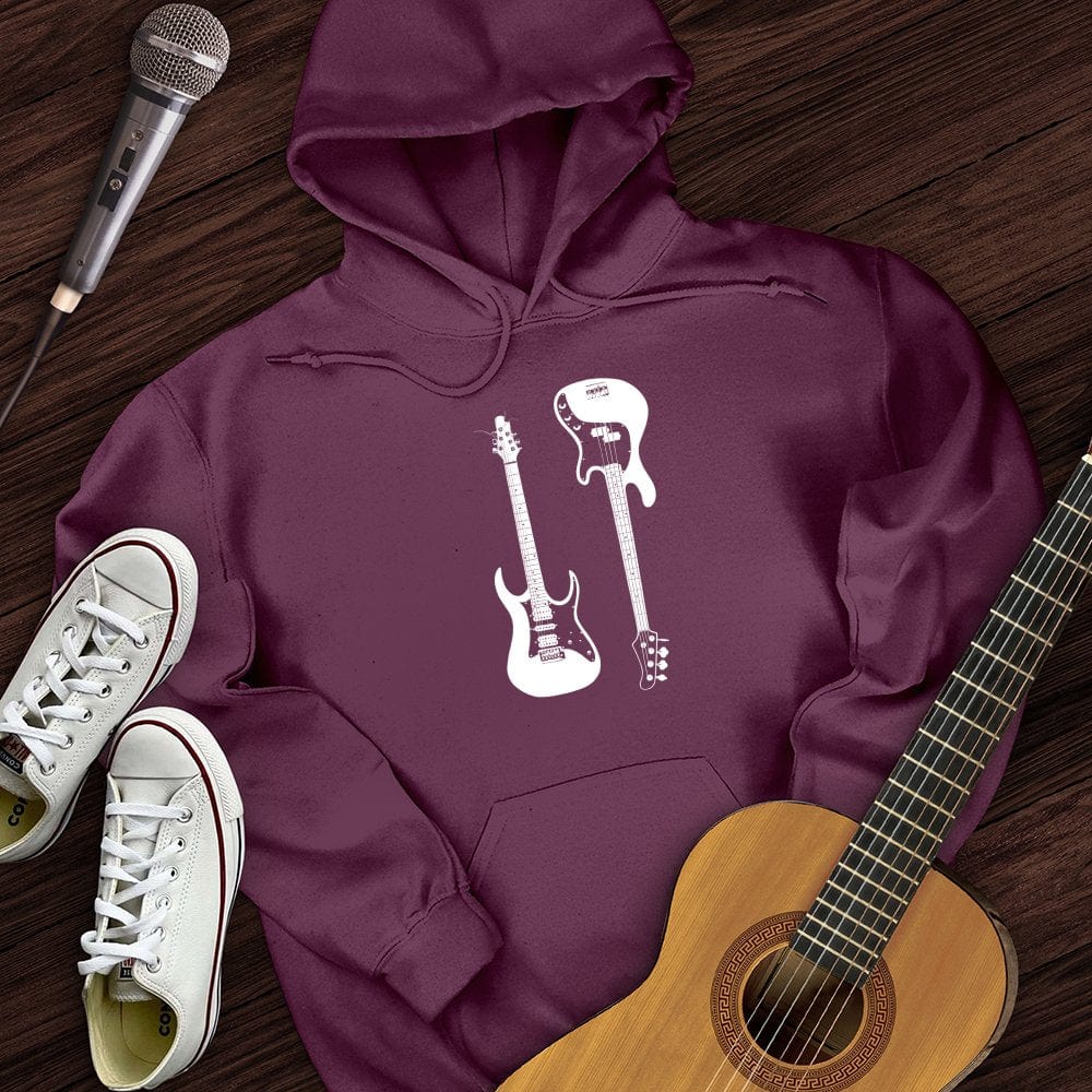 Electric and Bass Guitar Hoodie