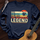 Drummer Legend Dad Crewneck