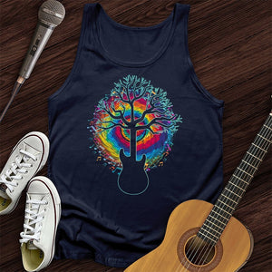 Colorful Guitar Tank Top