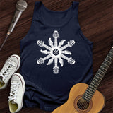 Guitar Snowflake Tank Top