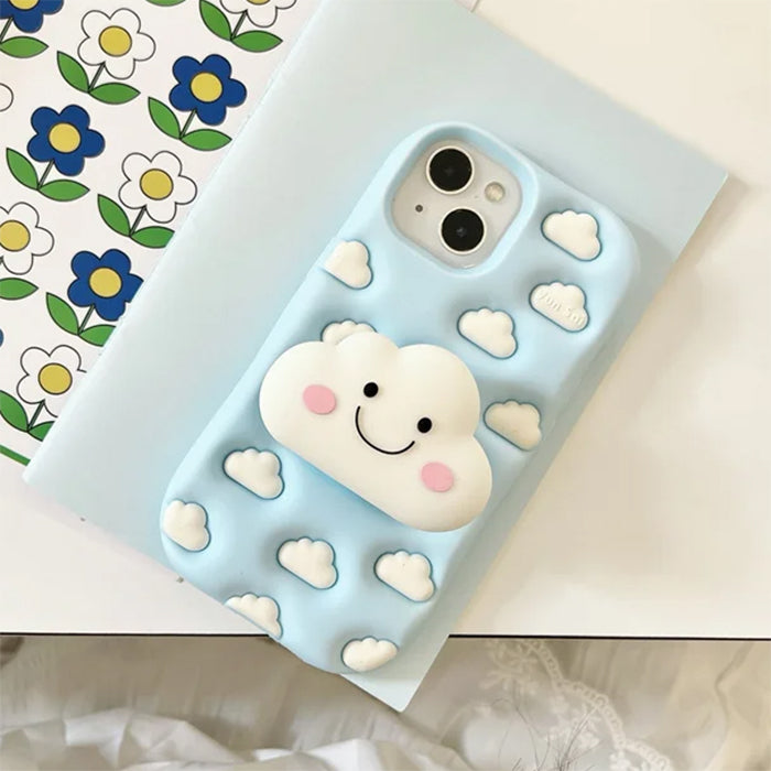 Puffy Clouds iPhone Case