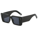 Rectangle Thick Frame Sunglasses