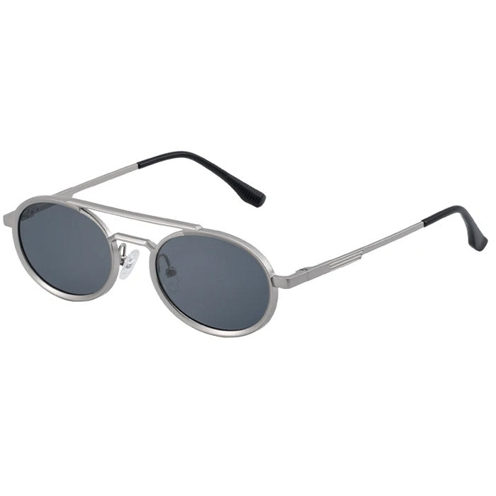 Retro Oval Frame Sunglasses