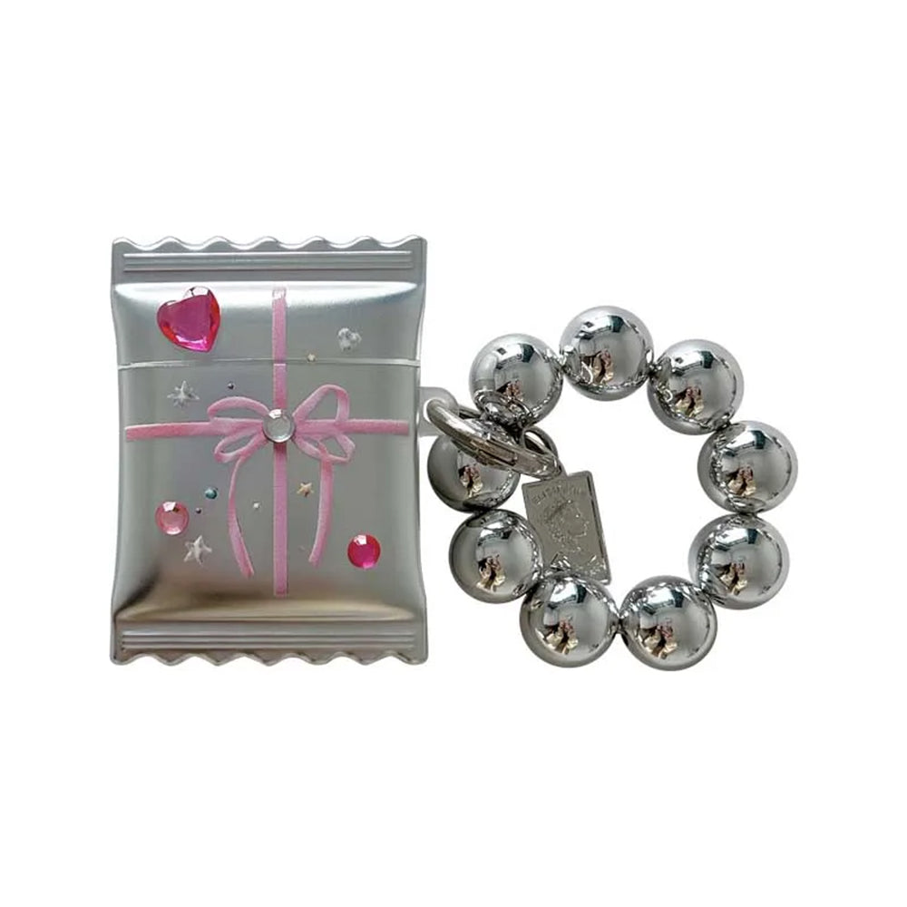 Rhinestone DIY Bow AirPods Case