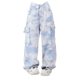 Sky Blue Cargo Pants