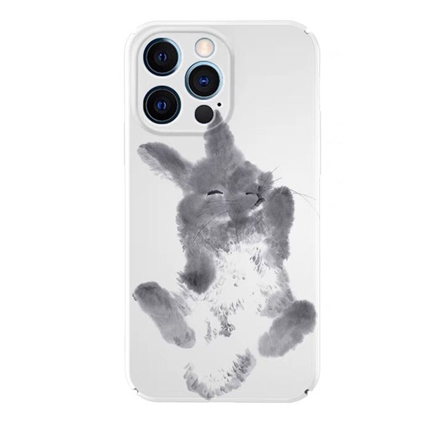 Sleeping Bunny iPhone Case