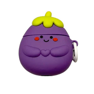 Smiling Eggplant AirPods Case