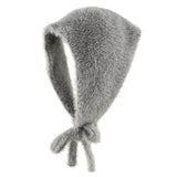Soft Fuzzy Winter Bandana Hat