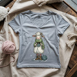 Knitting Snowflex Lady V-neck