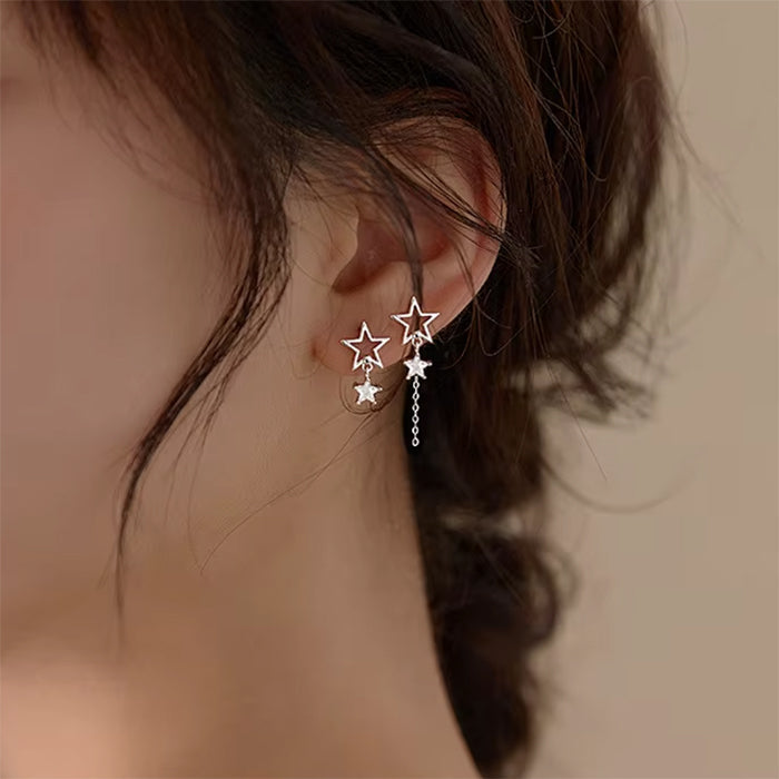 Star Girl Asymmetric Earrings