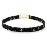Star Girl Denim Choker