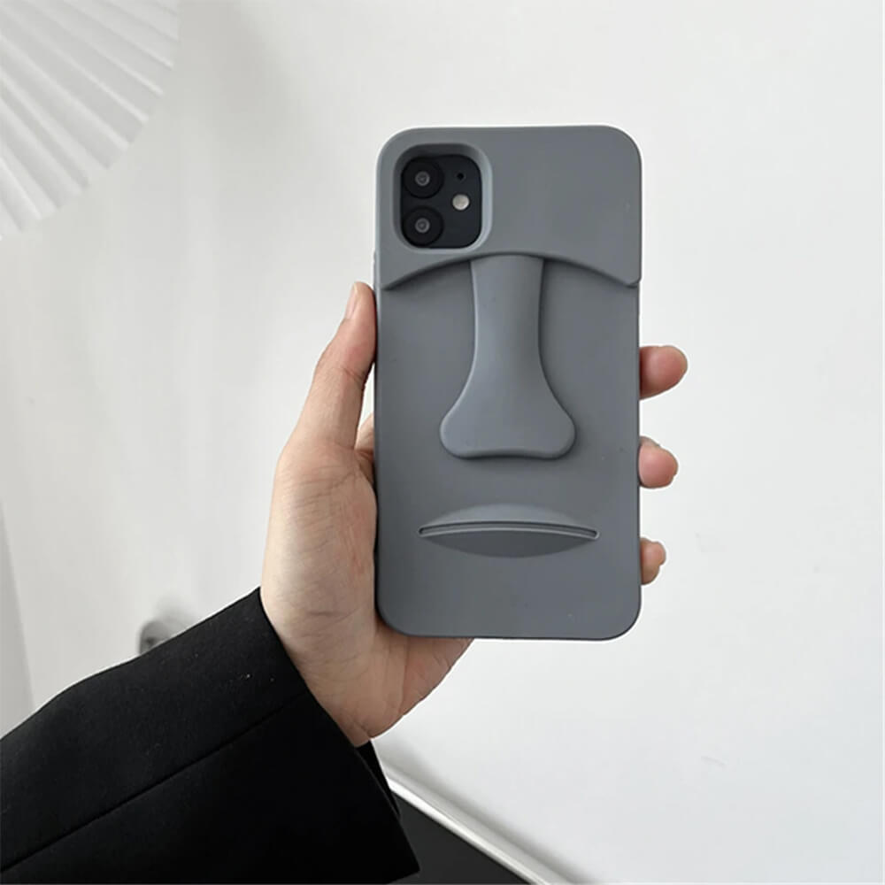 Stone Statue 3D iPhone Case