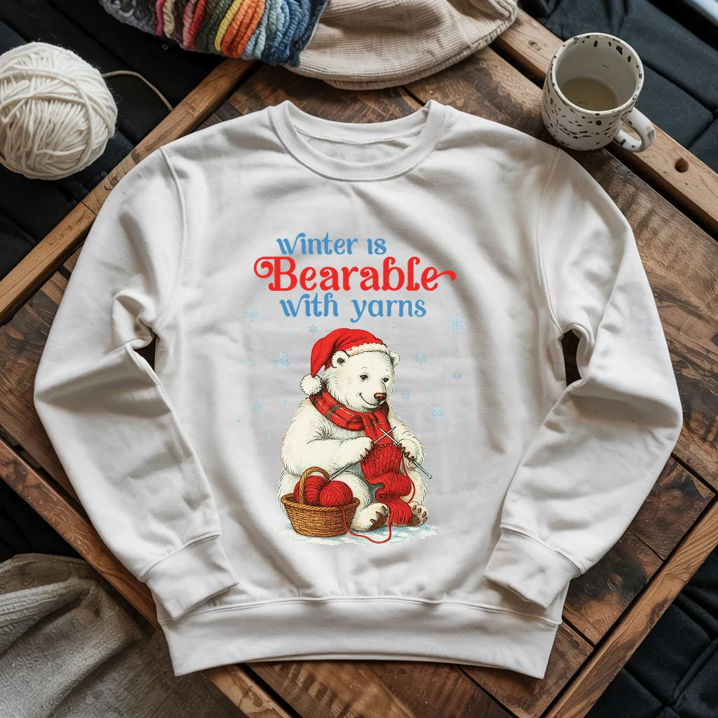 Bearable With Yarns Sweatshirt