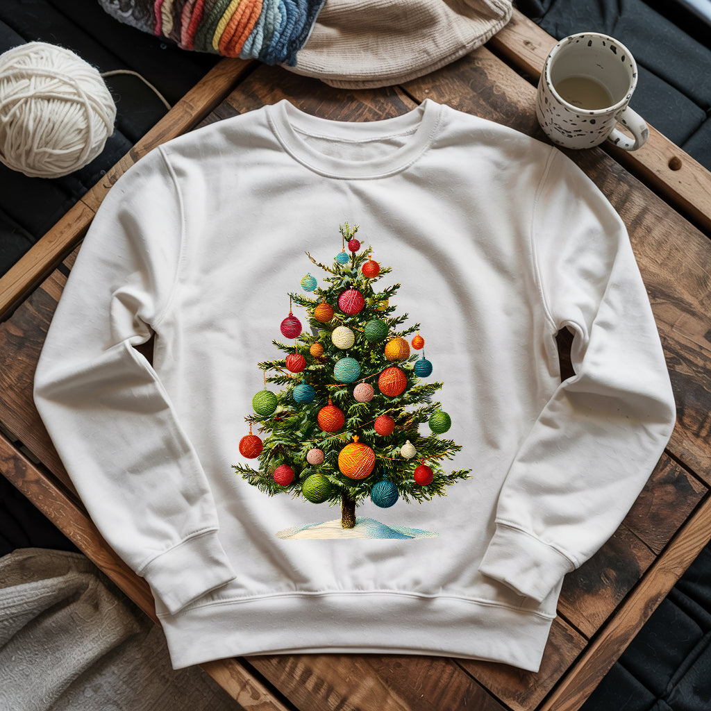 Yarn Christmas Tree Sweatshirt