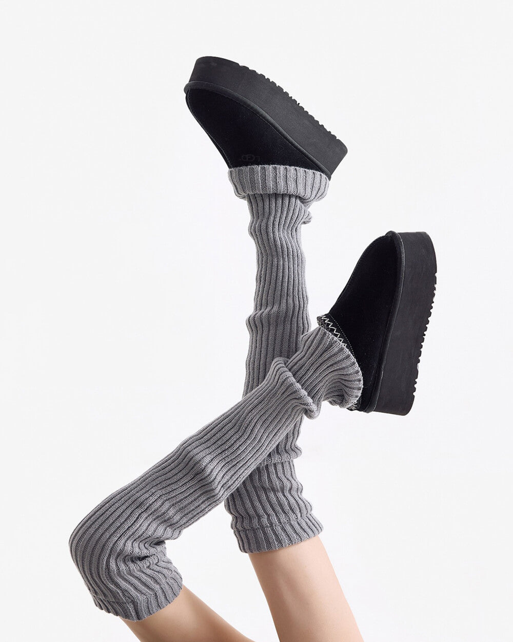 Winter Feels Ribbed Leg Warmers