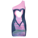 Y2K Lovers at Sunset Mini Dress
