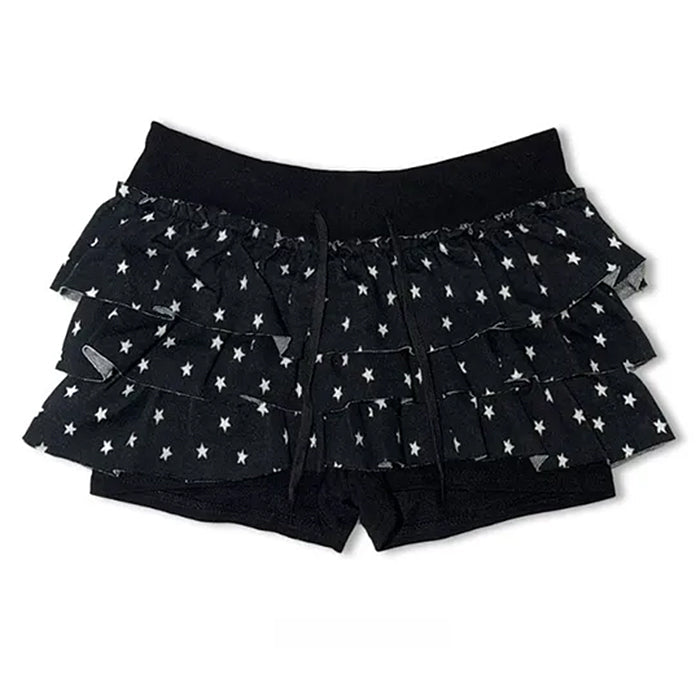 Star Girl Ruffled Mini Skirt