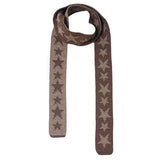 Y2K Star Skinny Scarf
