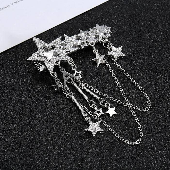 Y2K Stars Rhinestone Hair Clip
